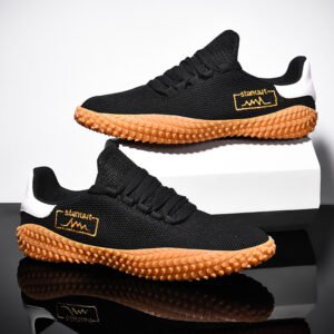 1618908131024.jpg Spring and Summer Flying Woven Casual Shoes Large Men's Shoes Beathable Korean Forrest Gump Sneakers
