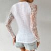 412e9986-be52-4efc-91c5-a45a13c4e330.jpg Women's Elegant Knitted Lace Stitching Coat