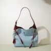 47034e39-e308-49f2-ac4a-0bd66dbd4200_trans.jpeg Top Layer Cowhide With Denim Fashion All-match Large Capacity Shoulder Tote Bag