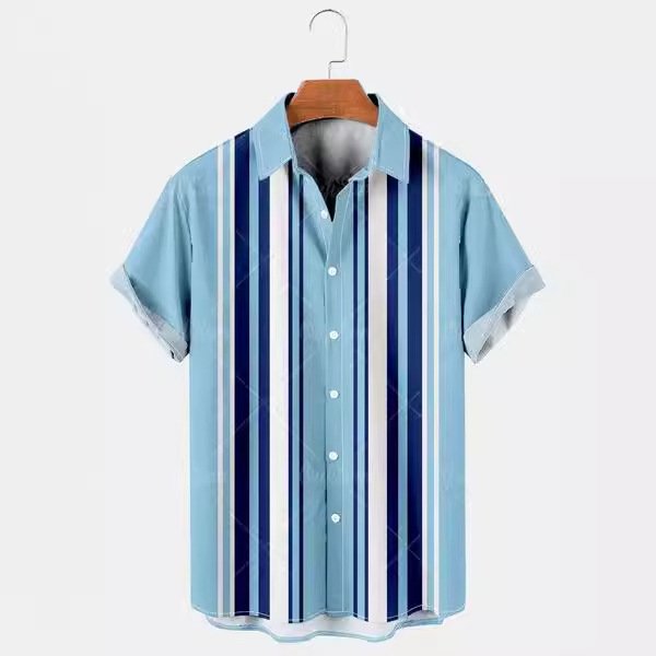 4caa02ec-d5a7-4c2f-9a3d-6a1398b77334.jpg 3D Summer Casual Printed Hawaiian Shirt Men Vacation Seaside Wear
