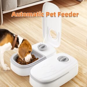 db1580b8-2be0-482e-b649-b19f235929e9.jpg Automatic Pet Feeder Smart Food Dispenser For Cats Dogs Timer Stainless Steel Bowl Auto Dog Cat Pet Feeding Pets Supplies